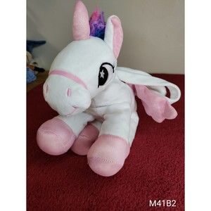 Carried Away Bags- Girl’s Pink Unicorn With Sequin Wings & Rainbow Accents